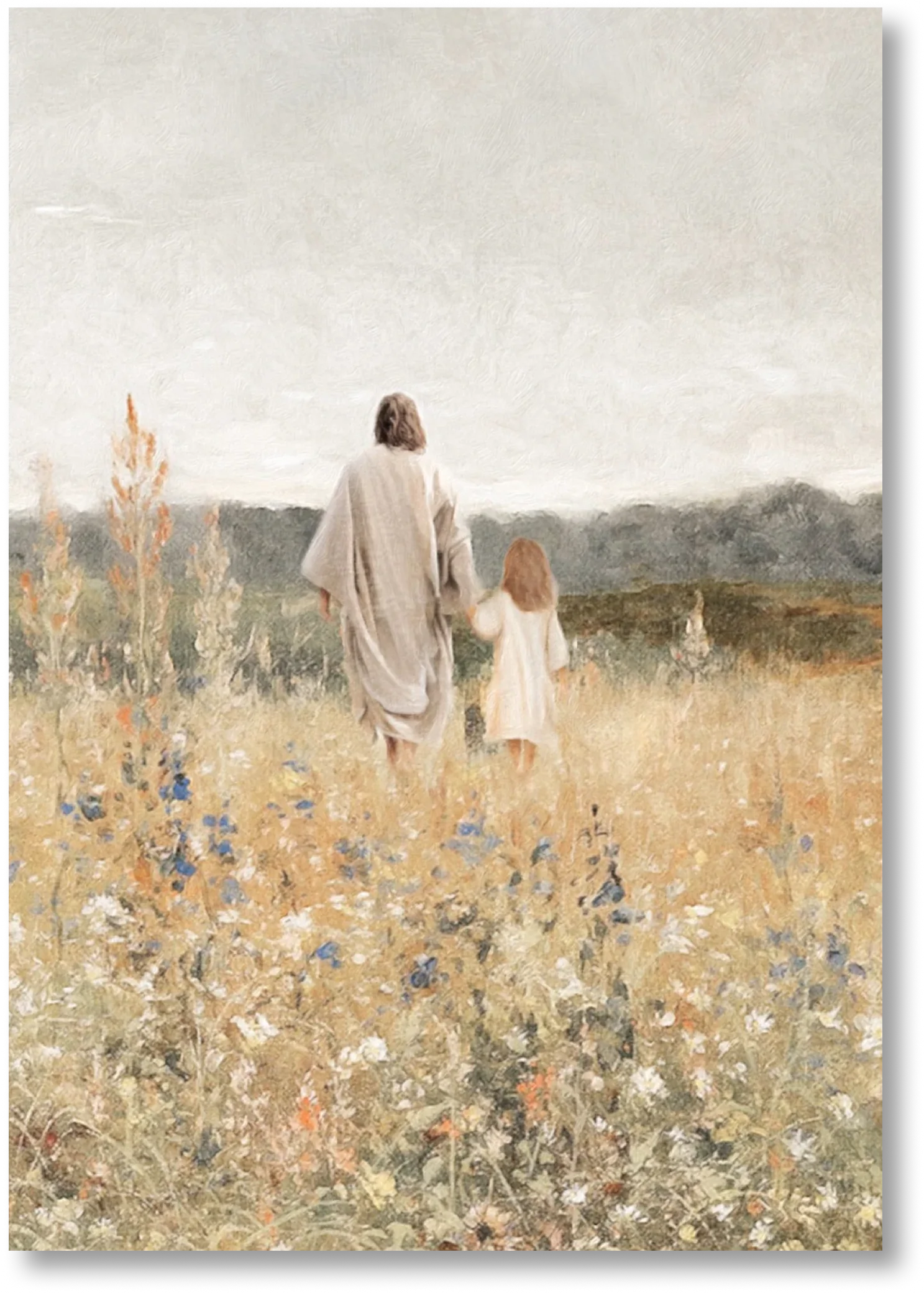 Steps of Faith, Girl - Print