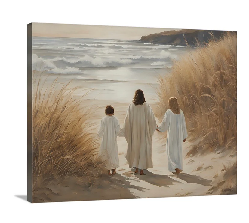 Footprints Of Faith - Canvas - Image 3