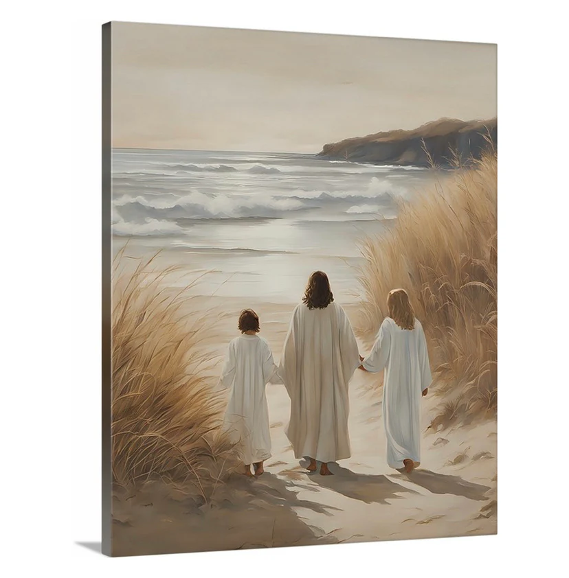 Footprints Of Faith - Canvas - Image 4